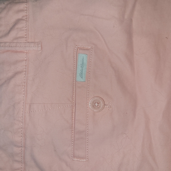 Eddie Bauer Peach Stretch Slightly Curvy Shorts 12 - Picture 3 of 4